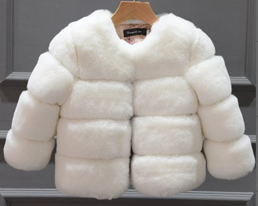 Girls Faux  Coat