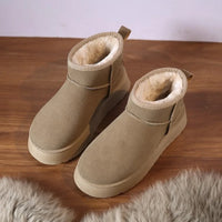 Ankle Flats Platform Women Snow Boots