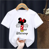 Birthday Number Print Disney shirt