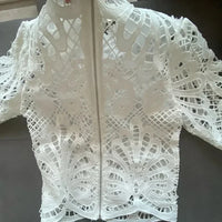 Elegant Hollow Out Long Sleeve